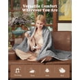 thumbnail image 1 of Yiwa ETL Certified Sherpa Electric Blanket, Fast Heating with 10 Adjustable Heat & Timer Levels, Machine Washable, 1 of 10