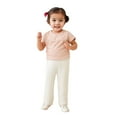 thumbnail image 3 of HXWCHs Girls Winter Pants Girls' Solid Color Woolen Warm Pants for Spring and Autumn Season Comfortable Casual Trousers 3-4 Years White, 3 of 5