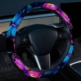 thumbnail image 2 of Flower Butterfly 14.5 Inch Printing PVC Leather Auto Accessories Car Wheel Cover Steering Wheel Covers Steering Wheel Cover, 2 of 6
