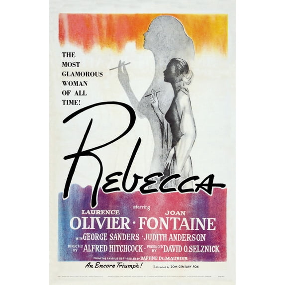 Rebecca Movie Poster Reprint 27inx40in for any room 27x40 Multi-Color ...