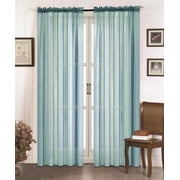 All American Collection New 2pc High Quality Doli Sheer Curtain 60"x84"