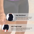 thumbnail image 2 of Calypsa Women's and Women's Plus High Waisted Mid-Thigh Swim Shorts, 2 of 4
