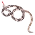thumbnail image 3 of UPGRATOR Snake Prop Stuffed Snake Brown Short Plush 1Pack Garden Use Friends, 3 of 8