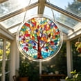 thumbnail image 5 of Luckky Acrylic Puzzles Suncatcher Window Hanging,83 Pieces Sun Catcher Stained Glass Acrylic Puzzles Decoration for Women Men Mom Birthday Gift Home Decor, 5 of 9