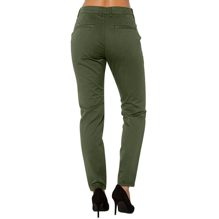 Wdfiry Women's High Waist Pull-On Dress Pants Tummy Control Pants for Work  Business Casual Office Trousers with Pockets - Walmart.com