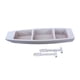 thumbnail image 2 of Modelo de barco de juguete, modelo de canoa de madera china, decoración de madera para mesa de oficina Estilo A, 2 of 9