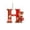 H, variant on JeashCHAT 26 Initial Letter Christmas Ornaments, Red Personalized Christmas Initial Ornaments Cute Reindeer Pendant Christmas Tree Hanging Decorations Xmas Gifts