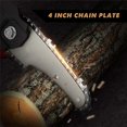 thumbnail image 4 of 2 Pieces 4 Inch Mini Chainsaw Guide Plate Replacement Guide Bar for 4 Inch Electric Chainsaw Parts, 4 of 4