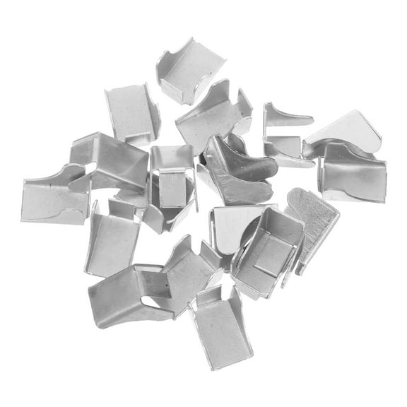 COMPUKAS 20-Pack Heavy Duty Shelf Clips for Cabinet Shelving, Iron Construction, Compact Design for Secure Support