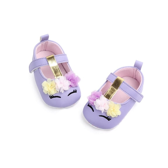 WSEVYPO Baby Girls Walking Shoes Infant Soft Sole Sneakers For First Walkers