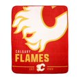 thumbnail image 1 of NHL Calgary Flames Plush Throw Blanket, 50" x 60", 1 of 5