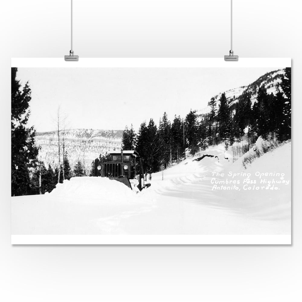 Antonito, Colorado Cumbres Pass Hwy Spring Opening Photograph (16x24
