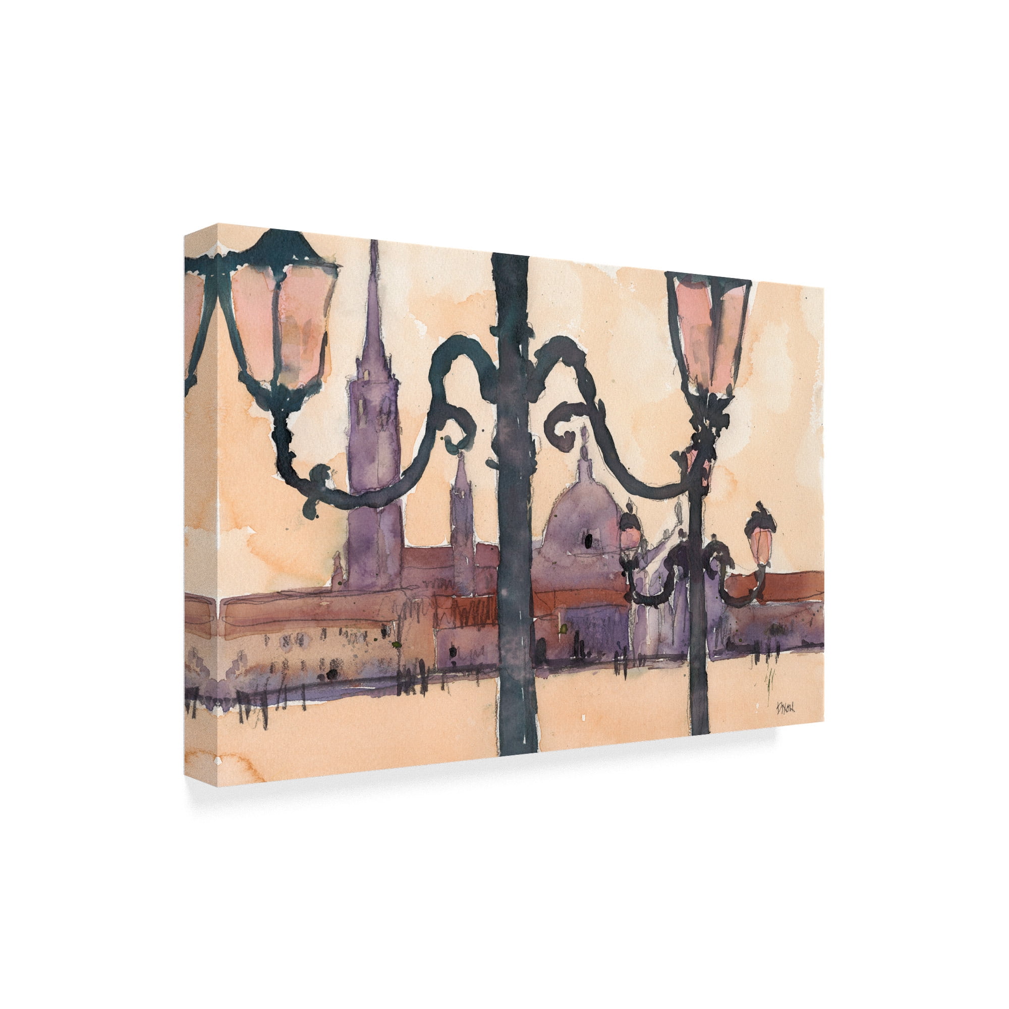 Trademark Fine Art 'Venice Watercolors XII' Canvas Art by Samuel Dixon