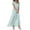 Black, variant on WTXUE Summer Dresses for Women 2024, Women's Fashionable Summer Casual Floral V Neck Short Sleeved Long Dress V-Neck Short Sleeve Tab Leisure Dress, White