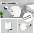 thumbnail image 3 of Toalleros de 5 piezas para baño Juego de accesorios de baño de acero inoxidable Soporte para toallas de baño Juego de barra de toalla de baño resistente montado en la pared Juego de accesorios de baño, 3 of 5