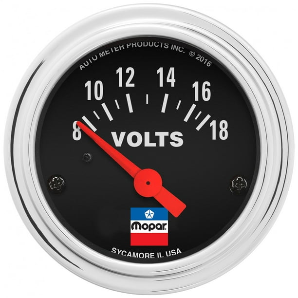 AutoMeter 880788 MOPAR Voltmètre Classique