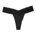 thumbnail image 2 of HUPOM Matching Underwear Panties For Women High Waist Leisure Tie Seamless Waistband Black S, 2 of 3