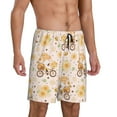 thumbnail image 2 of Easygdp Cute Bee Gnome Men's Short Pajama Pants, Sleep Shorts, Household Pants, Casual Pants with Pockets - Large, 2 of 9