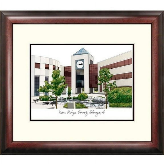 Western Michigan University Alumnus Framed Lithograph