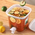 thumbnail image 6 of Kraoden 3.5L Fridge Beverage Drink Dispenser with Leak-proof Spigot, Plastic Cold Drink Juice Beverage Dispenser Jug for Home, Kitchen, Camping, Party, Drink, Juice, Iced Tea, Lemonade, Cold Brew, 6 of 8