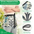 thumbnail image 4 of Yayeee Waist Apron with Pockets for Cooking Waterproof Half Server Aprons, Blue Floral Pattern, 4 of 7