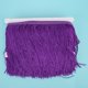 thumbnail image 3 of Borlas de flecos de encaje para vestido latino, ropa de escenario, zapatos, manualidades, cortina, accesorios de bricolaje, 14 cm/5,5 pulgadas, morado oscuro, 3 of 8