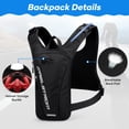 thumbnail image 4 of Maelstrom Running Vest for Men & Women, Detachable Hydration Pack with 2L Bladder, Breathable Backpack for Hiking, Cycling, Marathon, 4 of 8