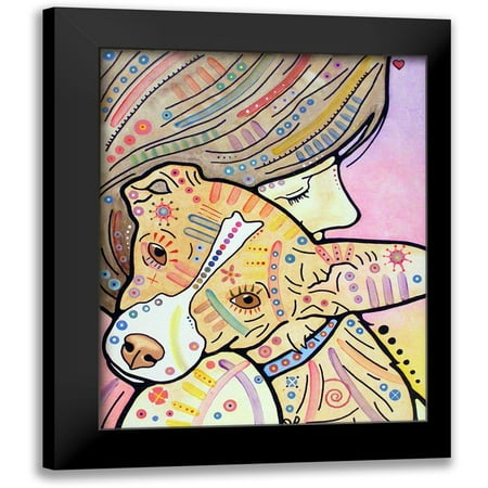 Dean Russo Collection 12x14 Black Modern Framed Museum Art Print Titled - Pixie