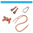 thumbnail image 3 of Phone Lanyard Crossbody Adjustable Neck Lanyard with Transparent Lanyard Patch for Smartphone Orange Red 1 Pcs, 3 of 5