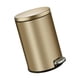 thumbnail image 4 of Bote protección contra olores de papel con anillos para bolsas de pedal de 6L para cocina oro Macarena Cubo de basura con pedal, 4 of 8