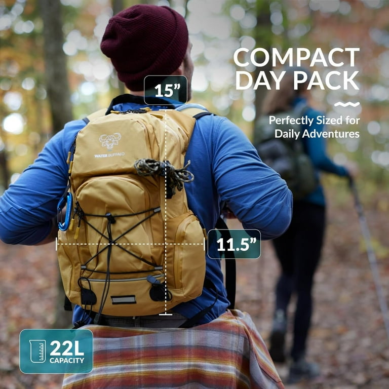 Hydration Backpack - Sherpa 22L Hiking Backpack with Water Bladder - Water Backpack for Hiking with Waterproof Zippers, Phone & Pole Holders - Walmart.com Hydration Backpack - Sherpa 22L Hiking Backpack with Water Bladder - Water Backpack for Hiking with Waterproof Zippers, Phone & Pole Holders - Walmart.com