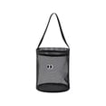 thumbnail image 2 of Lenkho Breathable Mesh Hanging Storage Basket with Strap, Lightweight Round Wall‑Mount Organizer Bag, Portable Mesh Bin for Bedroom, Bathroom and Closet Storage, 2 of 7