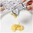 thumbnail image 4 of Garlic press, mashed garlic, kitchen utensils, stainless steel color, aluminum alloy, manual garlic pestle, 4 of 5
