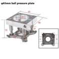 thumbnail image 1 of CNC Auto Pressure Plate Clamp 65mm 80mm 85mm 90mm 100mm 105mm Matic Foot Fixture Holder For Spindle Motor Router Machine ,Wear Resistant, 1 of 6