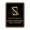 Black Gold, variant on Signs ByLITA Portrait Round Please Take Phone Calls Outside ABS Plastic | Laser Engraved | Easy Installation | Elegant Design Sign (Black) - Small