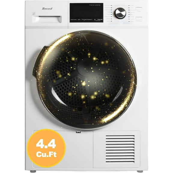 Smad 4.4 Cu ft Ventless Heat Pump
Dryer Front Load with Wrinkle Care,10KG Load,120V