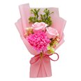 thumbnail image 1 of Ramo de flores de jabón con clavel artificial perfumado y rosas para mujer, mamá, esposa, mejor amiga, cumpleaños y Navidad., 1 of 8