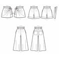 thumbnail image 3 of McCalls Paper Sewing Pattern 8118 - Trousers and Shorts for Women, 3 of 3
