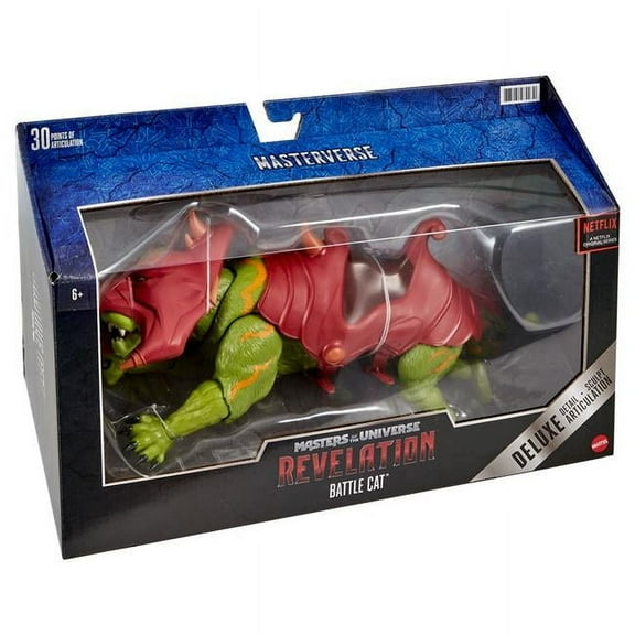 Mattel MTTGYV18 MOTU Revelation Masterverse BattleCat Figure - Set of 2