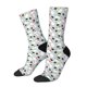thumbnail image 1 of Balery Colorful Hat Snowman Calcetas Largas con Estampado para Hombre y Mujer – Suaves y Transpirables, Talla Única (US 5-11), 1 of 6