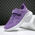 thumbnail image 4 of Quealent Boys Girls Sneakers Non-Slip Lightweight Running Shoes for Kids Breathable Tennis Shoes for Toddler/Little/Big Kid Purple for Size 2, 4 of 5