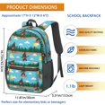 thumbnail image 3 of Bigfoot and Guitar Blue Pattern 17" School Backpacks for Teens,Waterproof Oxford Fabric,S-Shape Padded Straps for School,Travel,Hiking,Camping, 3 of 6