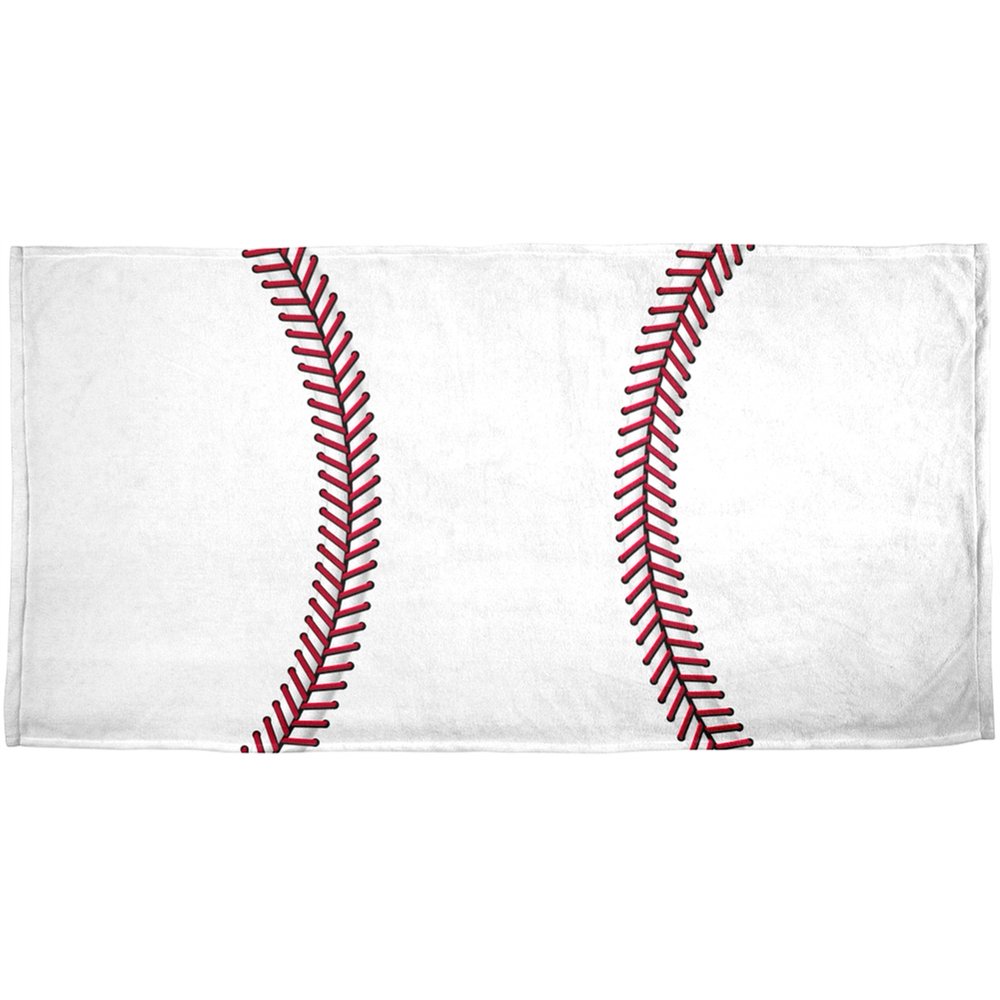 Baseball All Over Beach Towel