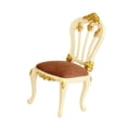 thumbnail image 2 of Silla de casa de muñecas escala 1:12, silla de comedor en miniatura artificial, accesorios de decoración para juegos de simulación Café, 2 of 9