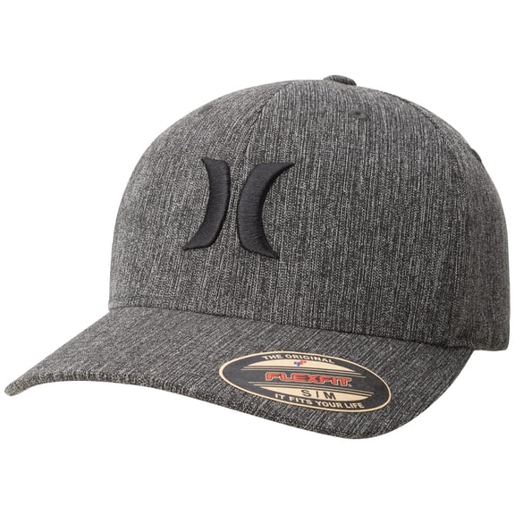 Hurley Men's Black Textures Baseball Cap, Size Large-X-Large, Anthracite