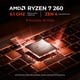 thumbnail image 3 of Laptop IA Gamer ASUS TUF Gaming A16 Nvidia GeForce RTX 5060 8GB DLSS Ryzen 7 260 NPU 32GB 1TB 16" IPS FHD+ 165Hz Teclado Ingles, 3 of 6