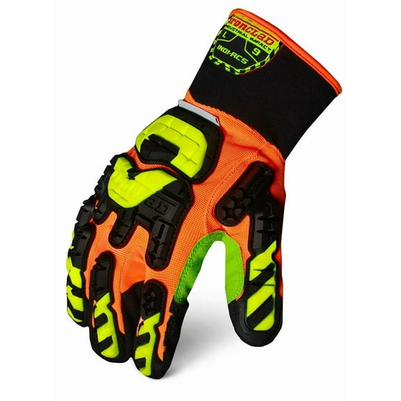 Ironclad Impact Gloves, XL, Neoprene Palm, PR Orange