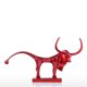 thumbnail image 1 of Decoración de jardín para patio Manualidades Toro rojo de cola larga NQ 49 × 13 × 28 cm, 1 of 4