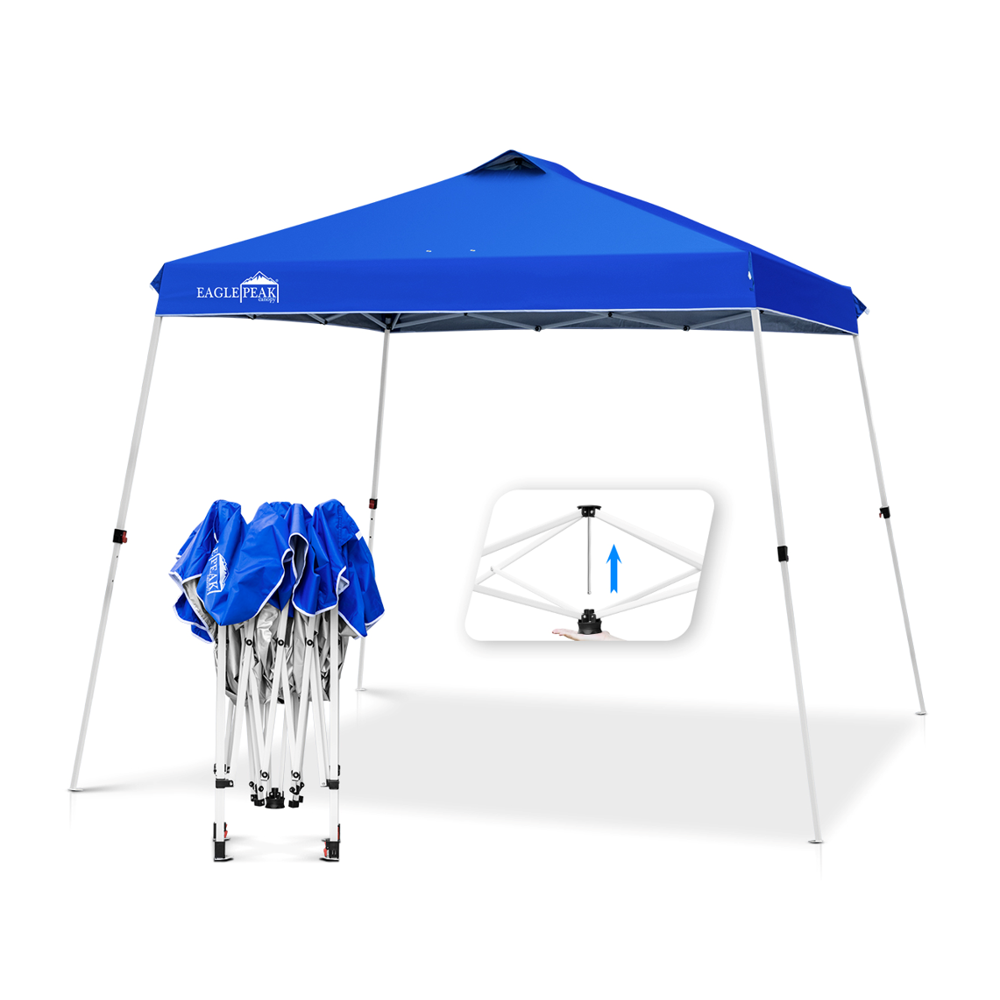 EAGLE PEAK 11' x 11' Slant Leg Popup Canopy w/ Easy Peak One Person