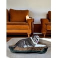 thumbnail image 4 of Cama para perro de lujo Jumbo Cocoa LUNICS, cama rectangular, gris con negro, Soporta hasta 80 kg, 4 of 5